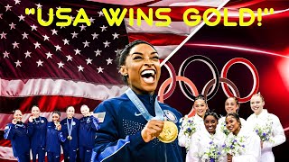 quotSimone Biles Makes History Team USA Wins Gold at Paris 2024quot [upl. by Alur]