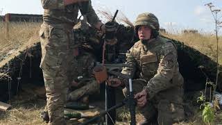 British Army 81mm Mortar [upl. by Koy]