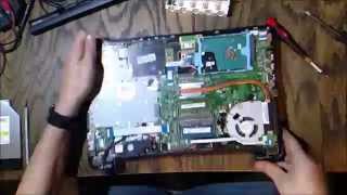 Toshiba L55t Laptop Hinge Repair Part 1 [upl. by Ithnan567]