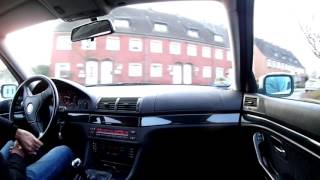 BMW 528i E39 5 Speed Manual Driving 1 [upl. by Yelrahs]