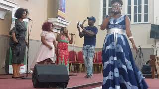 Mercy Mutsvene belts out her tunes at Gospel Divas [upl. by Ztnarf]