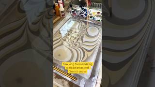 Satisfying marbling compilation posted The relaxing art of paper marbling 🎨 art marbling crafts [upl. by Jezreel]