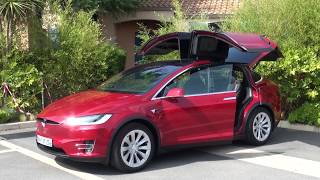 Camping Sunêlia Le Fief  Tesla Model X  borne Tesla Connector  2017 [upl. by Lindberg82]