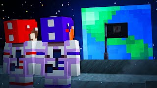 CHEGAMOS NA LUA MAS alguém já estava lá  Minecraft Super [upl. by Johppa]