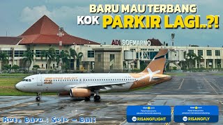 SEMAKIN BANYAK RUTE BARU NIH Flight Review Super Air Jet Solo  Bali on Airbus 320200 PKSAC [upl. by Peugia]