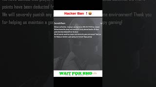 Hacker Ban 🤬 on Screen 🔥 victor bgmi funny shorts bgmi shortvideo funny [upl. by Kooima24]