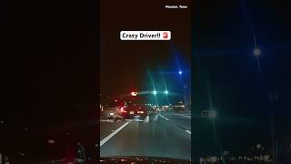 Crazy driver crossed the street in red lights🚨 driving crazy texas police dashcam shortvideo [upl. by Lindo]