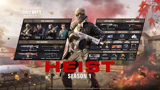 Call of Duty® Mobile  Season 1 Heist  Battle Pass Trailer [upl. by Atram]