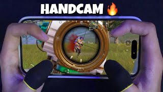 Power of 90 FPS MOVEMENT  😱 HANDCAM iPhone 14 Pro 😍 PUBG Mobile [upl. by Paapanen]