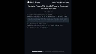 Nodejs util module usage in Changesets [upl. by Posner]