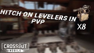 hitch on levelers in pvp  сцепка на уравнителяхCrossout mobile [upl. by Nomor524]