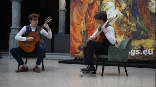 MILONGA  Vinil Guitar Duo Jorge Cardoso [upl. by Fachanan149]