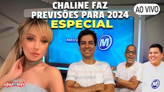 CHALINE GRAZIK FAZ PREVISÕES PARA 2024 ESPECIAL REVEILLÓN  281223 [upl. by Eneleahs]