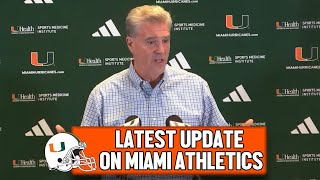 Dan Radakovich on New Athletic Facilities at Miami Football Game at Florida amp Latest With ACC [upl. by Ballman]