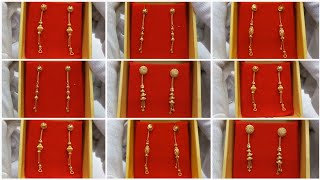 New Gold Earrings Sui Dhaga Designs with price  Sui Dhaga Earrings Gold [upl. by Yrad597]