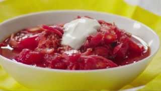 How to Make Borscht  Soup Recipes  Allrecipescom [upl. by Doro]