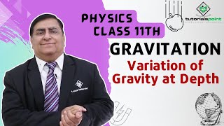 Class 11th – Variation of Gravity at Depth  Gravitation  Tutorials Point [upl. by Adilem847]