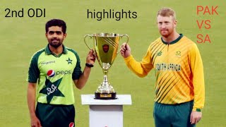 PAKISTAN VS SOUTH AFRICA  FULL HIGHLIGHTS  2ND ODI MATCH 2024  PAK VS SA [upl. by Sufur]