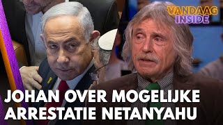 Johan reageert op arrestatiebevel Netanyahu  VANDAAG INSIDE [upl. by Steffin553]