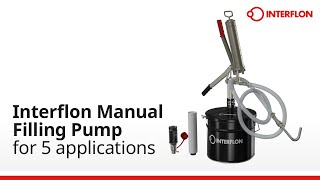 Interflon Manual Filling Pump 13L [upl. by Schilt]