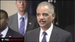 Attorney General Holder Announces Legal Resolution to BP Oil Spill [upl. by Eizle]