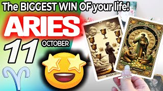 Aries ♈️IT’S COMING❗🤩 THE BIGGEST WIN OF YOUR LIFE❗💸 horoscope for today OCTOBER 11 2024 ♈️ aries [upl. by Doralynn]