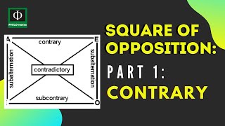 Square of Opposition Part 1 Contrary [upl. by Woodley]