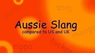 Aussie Slang Australian Slang vs US and UK [upl. by Duarte]