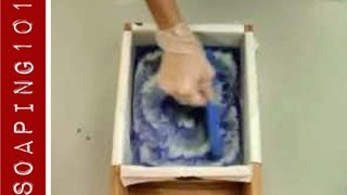 How to make triangle column swirl soap [upl. by Gallager]