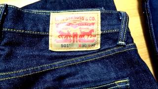 обзор levis selvage 511 и 501 STF [upl. by Fillander]