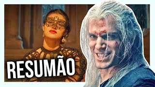 THE WITCHER  PRIMEIRA TEMPORADA  SUPER RESUMO EM ORDEM CRONOLÓGICA  NETFLIX [upl. by Findley115]