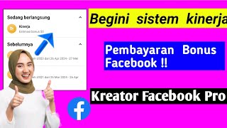 Penjelasan Sistem Pembayaran Kinerja Pendapatan Bonus Di Facebook [upl. by Ainahs60]