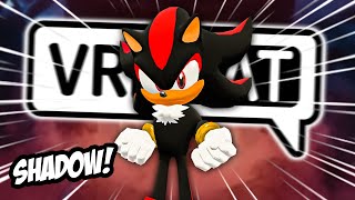 SHADOW THE HEDGEHOG JOINS VRCHAT  Funny VRChat Moments ft ZeCyberChimp [upl. by Joung]