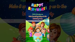 Cocomelon Birthday Invitation Video  Cocomelon Birthday Theme  Birthday Invitation Video [upl. by Berget]