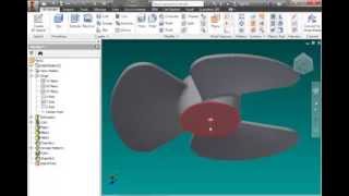 Autodesk Inventor Como hacer una Helice [upl. by Ernst338]