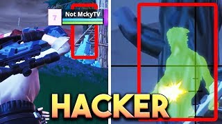 😨🎯 FORTNITE HACKER IN SEASON 8 GEFUNDEN  Wallhack und Aimbot  Fortnite Battle Royale [upl. by Olly]