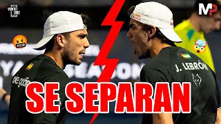 ¡SE SEPARAN GALÁN  LEBRÓN  LOS MOTIVOS EL DETONANTE EL FUTURO  Veinte DiezMejora tu padel [upl. by Lumpkin203]