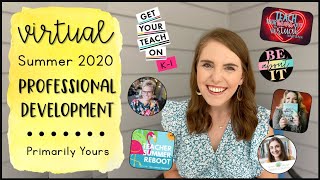 Fun Summer Professional Development for Teachers  FirstYear Teacher Vlog [upl. by Etteoj]