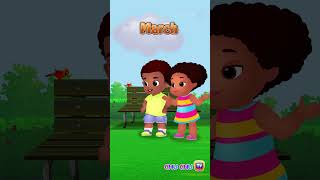 Months of the Year  LearningSongs Shorts ChuChuTV NurseryRhymes kidssongs monthsoftheyear [upl. by Martyn756]