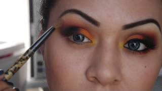 Tutorial de maquillaje en naranja  Juancarlos960 [upl. by Cathleen709]