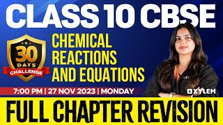 Class 10 CBSE Chemistry  Chemical Reactions And Equations  Xylem Class 10 CBSE [upl. by Viddah]