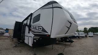 2023 XLR Nitro 35DK5 Toy Hauler Fifth Wheel Walk Through Stock 11588 [upl. by Nicolea25]