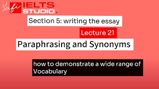 IELTS writing essay Paraphrasing and Synonyms ieltspreparation ieltsexam ieltswriting [upl. by Razid827]