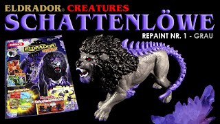 Eldrador ® Creatures  Schattenlöwe  Shadow Lion OOAK  Repaint Nr 1  Grau [upl. by Marlette]