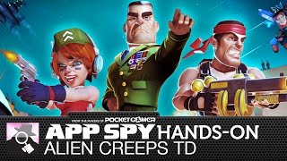 Alien Creeps TD  iOS iPhone  iPad HandsOn  AppSpycom [upl. by Yvel586]