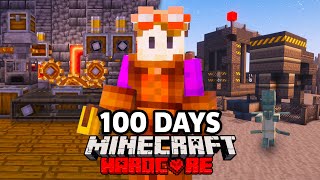 I Survived 100 Days as an ENGINEER in CREATE MOD Minecraft Hardcore [upl. by Adaiha]