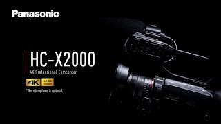 Panasonic 4K 60p Professional Video Camcorder HCX2000 [upl. by Akehs939]