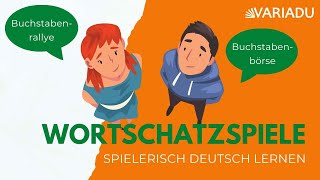 Den Wortschatz spielerisch trainieren  Lernspiele für den DaFDaZUnterricht [upl. by Benenson309]