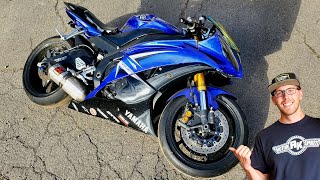 Rebuilding a Wrecked 2009 Yamaha R6 Pt1 Disassembly [upl. by Corinna]