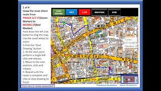 TFL TOPOGRAPHIC IMPORTANT EXAM ROUTE QUESTION INVOLVING ONE WAYSSHORT BUT COMPLICATED AT THE END [upl. by Amling]